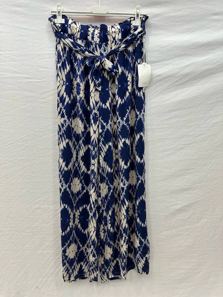 Mimi & Gogo - Wholesale Pants - Women's - Tie-dye effect printed pants @1105_PaIlmprime5