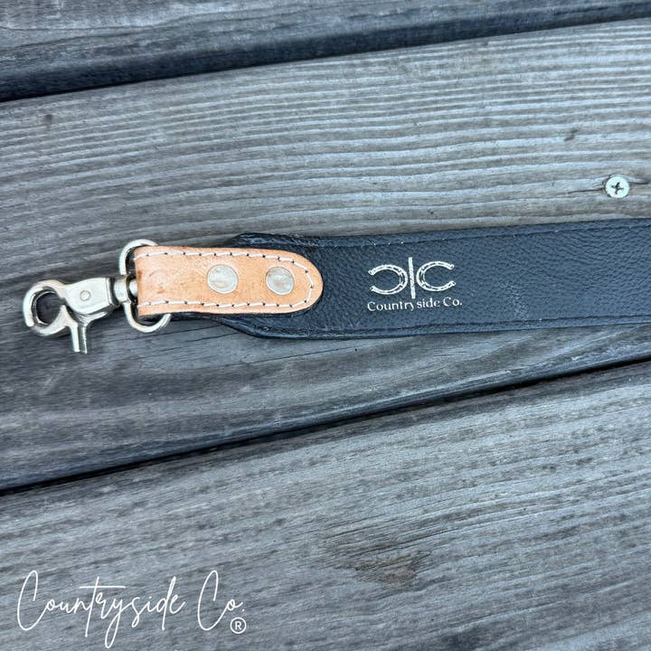 Texas Western Cowhide Bags and More - Wholesale Bag Strap - Women's - Wild West Checkered Purse Straps3