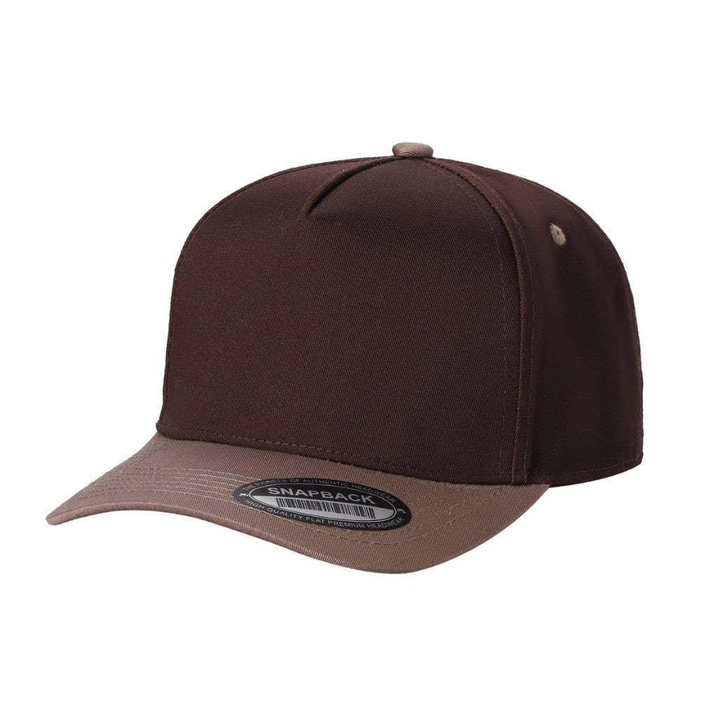 DOBBI - Wholesale Flat Brim Cap - Unisex - 5 Panel Snapback Caps64