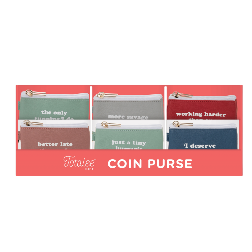 Multi color SALE Keyring Zip Wallet Display (36 pcs) for wholesale on Faire0