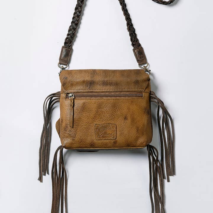 LS Western - Wholesale Crossbody Bag - Women's - ADBGM255A Crossbody Genuine Western Leather Women Bag