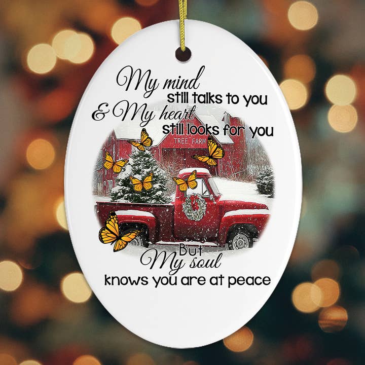 Ornement commémoratif sur le thème de la ferme pour la vente par OrnamentallyYou