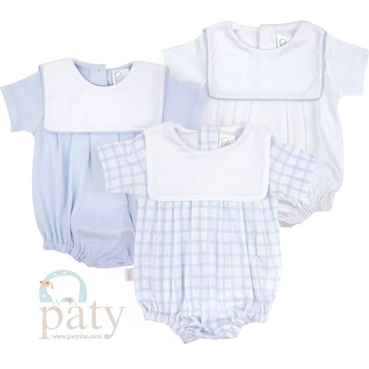 Paty - Wholesale Bodysuit (Non-Footed) - Baby - Paty Pima Bib Bubble