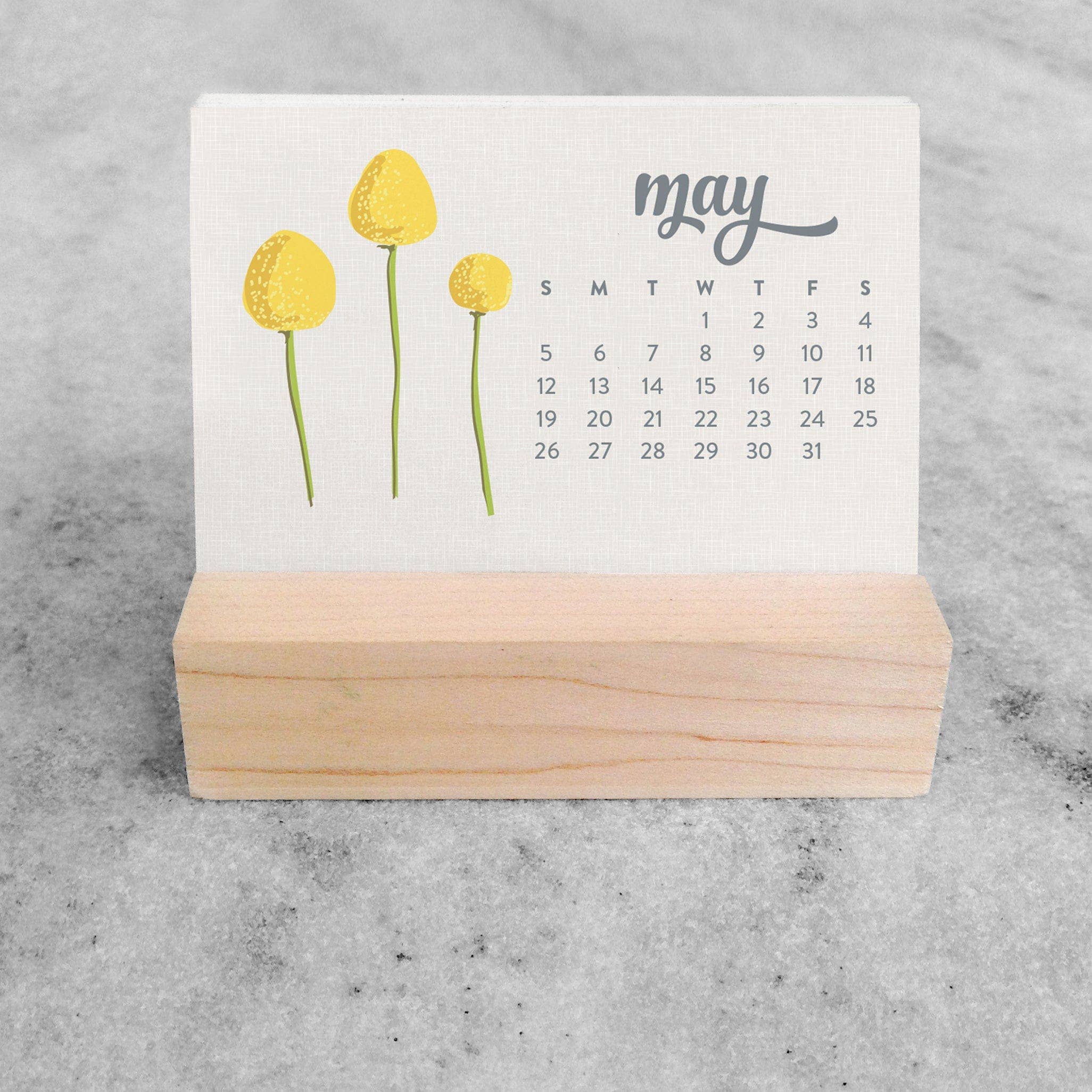 Favorite Story - Wholesale Calendar - 2026 Mini Desk Calendar, Wildflower6