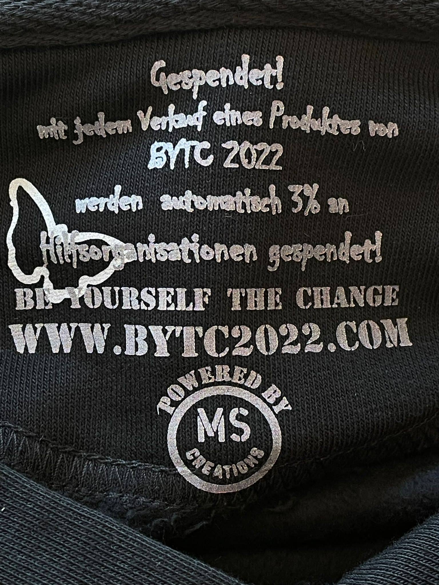 BYTC2022 - Wholesale Hoodie - Unisex - Thinking Positive Unisex Hoodie Black5