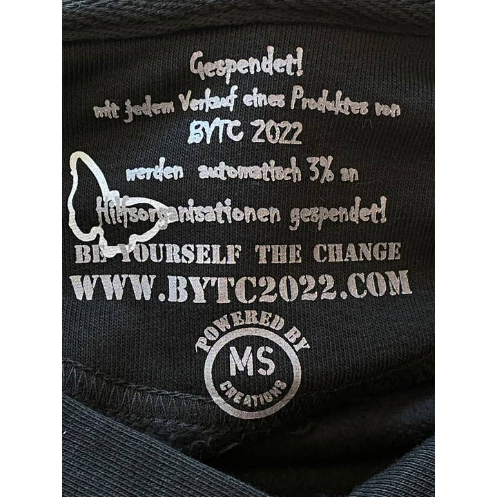 BYTC2022 - Wholesale Hoodie - Unisex - Thinking Positive Unisex Hoodie Black5