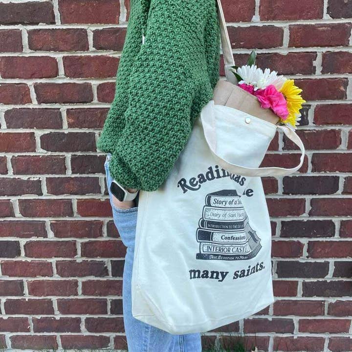 Leer ha hecho muchos santos - Bolsa de tela para venta al por mayor de Brick House in the City