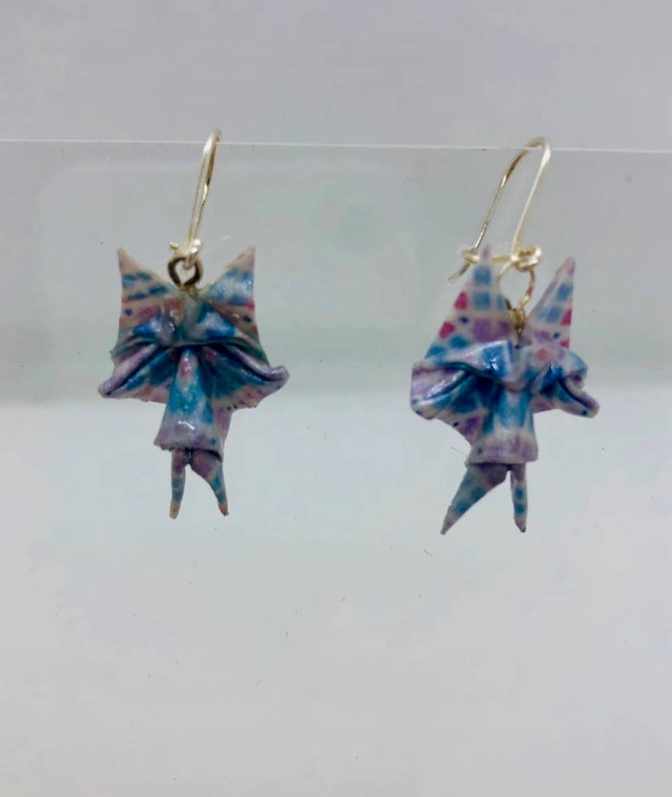 L'éco maison décoration - Wholesale Dangle Earrings - Origami Fairy Earrings6