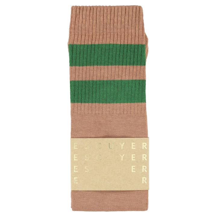 Unisex Tube Socks - Pink / Green for wholesale by ESCUYER