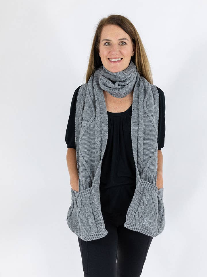 Cachecol Kickit com Bolsos por atacado de KickIt Pajamas