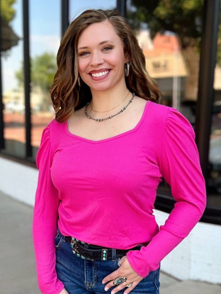 Something Classy Pink Top for wholesale by Sterling Kreek