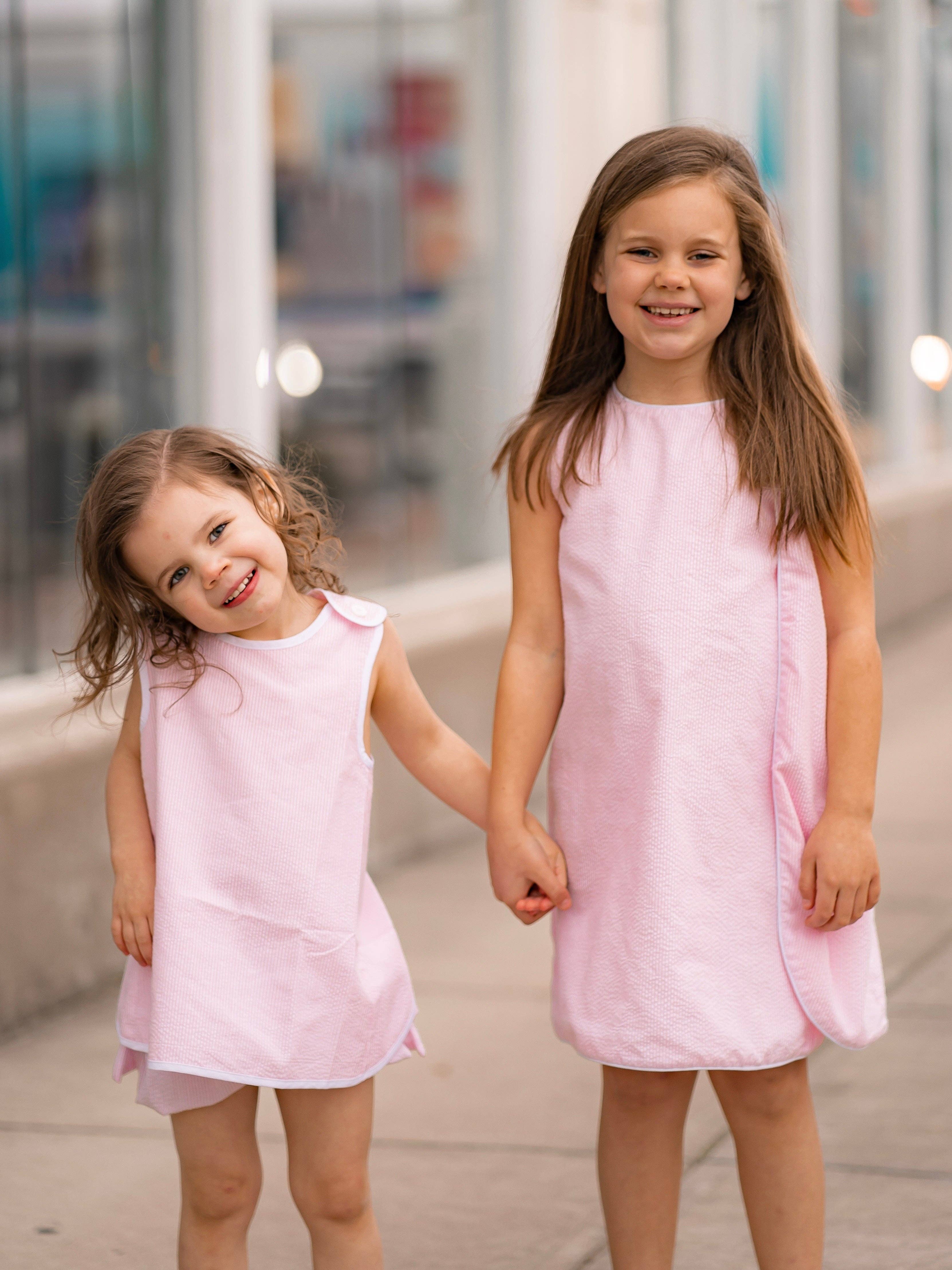 The Yellow Lamb – wholesale Klänning – Barn – Reagan Wrap VÄNDBAR4