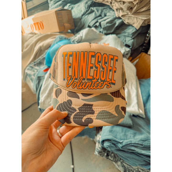 The Clandestine Underground - Wholesale Trucker Hat - Unisex - Tennessee Volunteers, Game Day Trucker Hat1