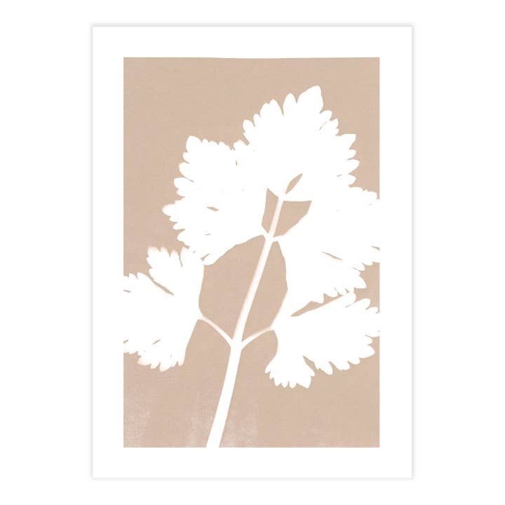 Neutral Thrive Botanic Print for wholesale by Ellisimo