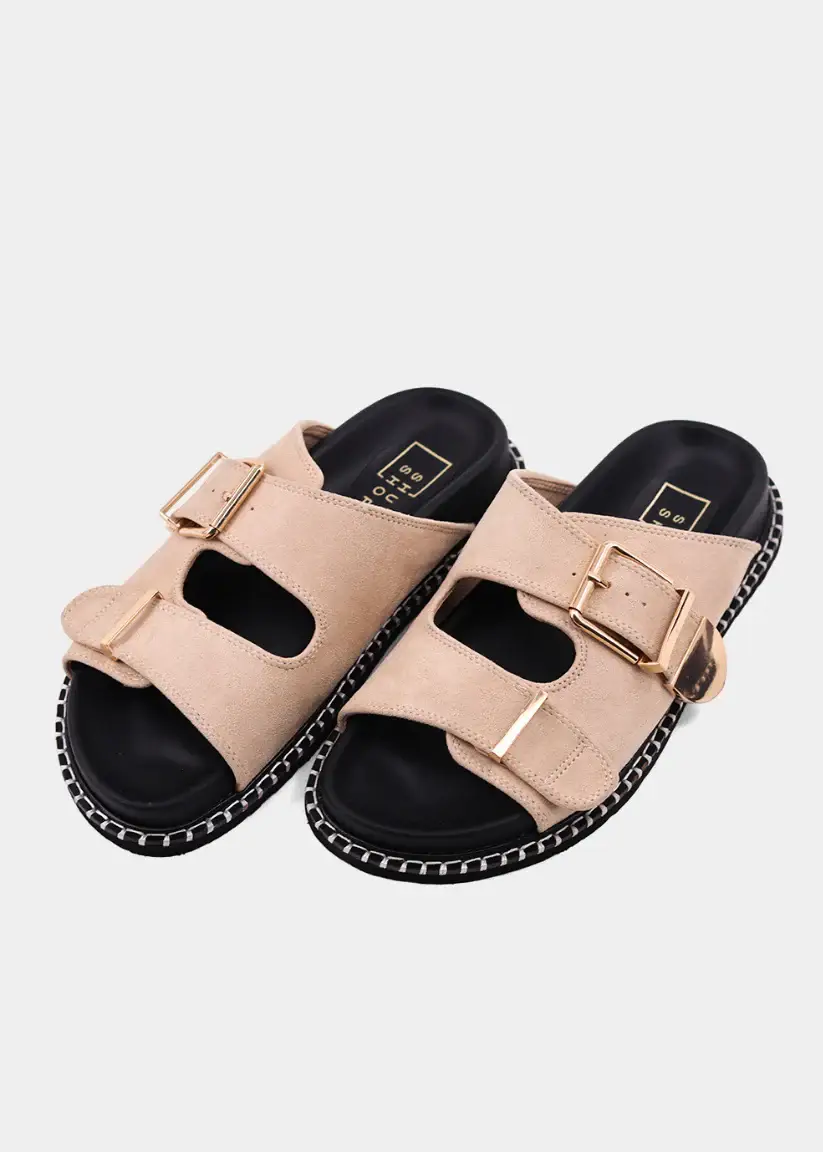 BEIGE SUEDE CHARLOTTE for wholesale on Faire2