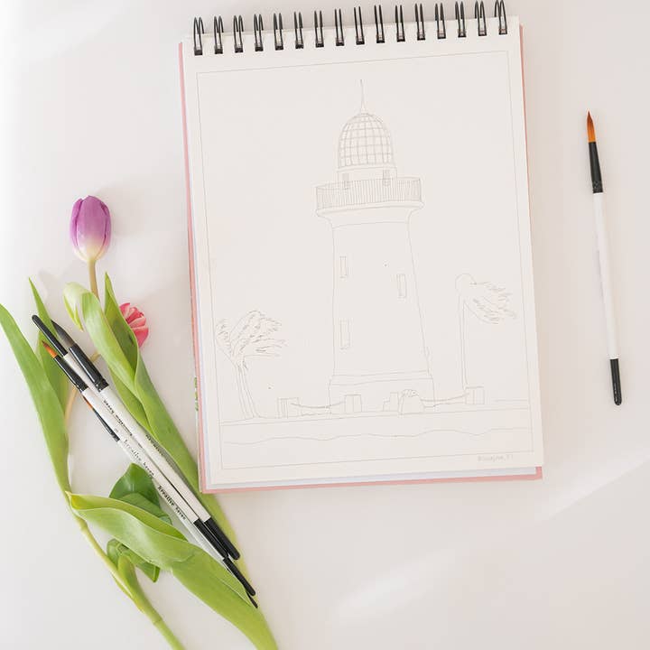 Bailey Rae Studio - Wholesale Watercolor Paint - National Parks Watercoloring Book & Supplies Bundle8