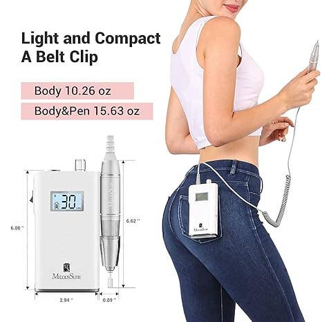 melodysusie - Wholesale Electronic Skincare Device - Scamander Rechargeable Nail Drill 30,000RPM
