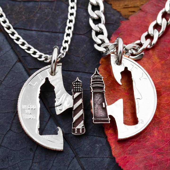 Fyrtornets bästa vänner-halsband för wholesale av NameCoins