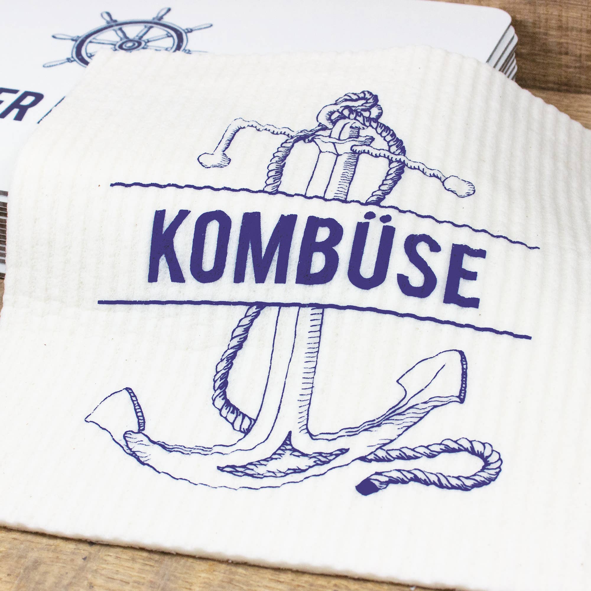 Bow & Hummingbird - Vente Torchon - Chiffon-éponge maritime pour cuisine de bateau1