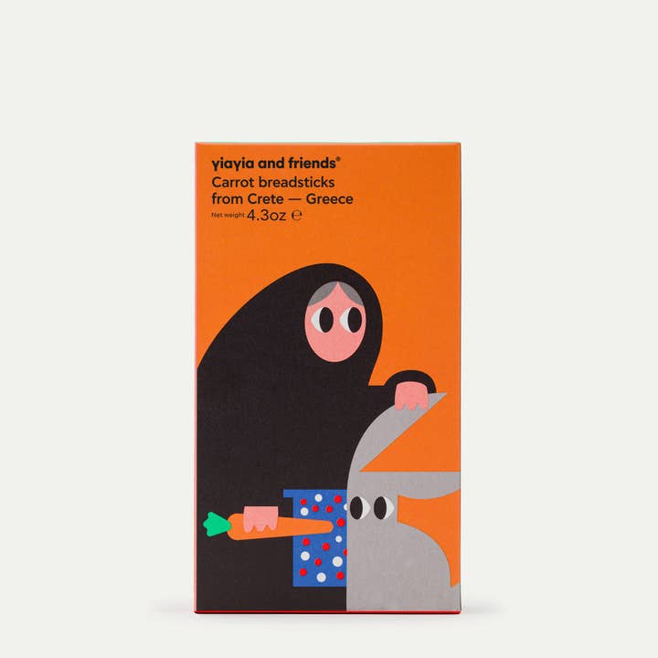 Carrot Breadsticks From Crete for wholesale by Yiayia and Friends US