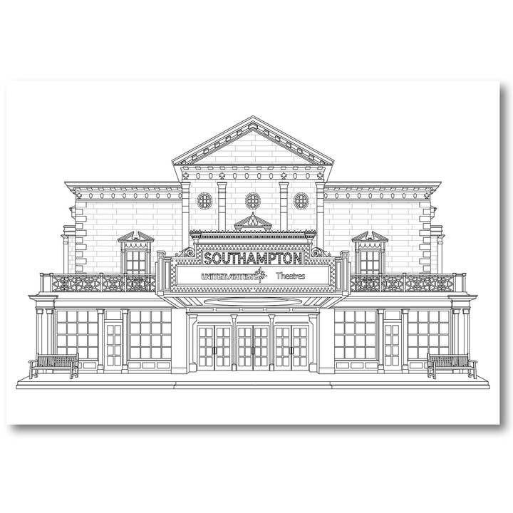 Color Our Town - Wholesale Coloring & Activity Book - Adult - Color Southampton coloring guidebook7