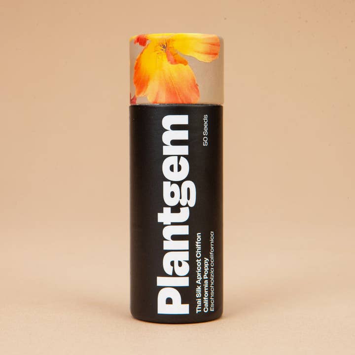 Thai Silk Apricot Chiffon California Poppy - 100 Seeds for wholesale by Plantgem