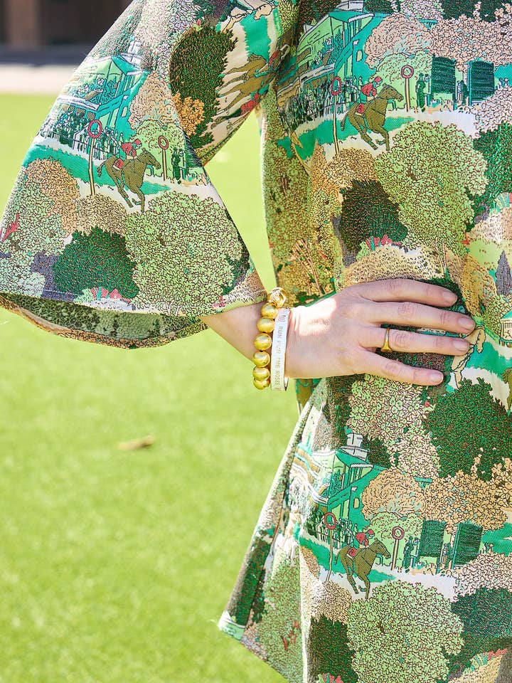 Brianna Cannon - Wholesale Kaftan - Women's - Kentucky Derby x Laura Ashley by Brianna Cannon Green Horse Race Caftan