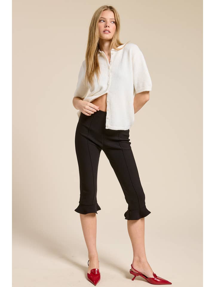 Mimosa - Wholesale Cardigan - Women's - Short Sleeve Button Down Cardigan Top29