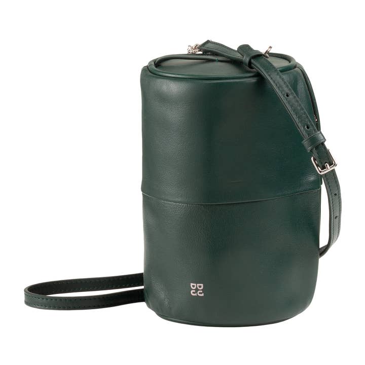dudu - Wholesale Shoulder Bag - Women's - Dudu Women'S Leather Barrel Bag Small Shoulder Mangrove