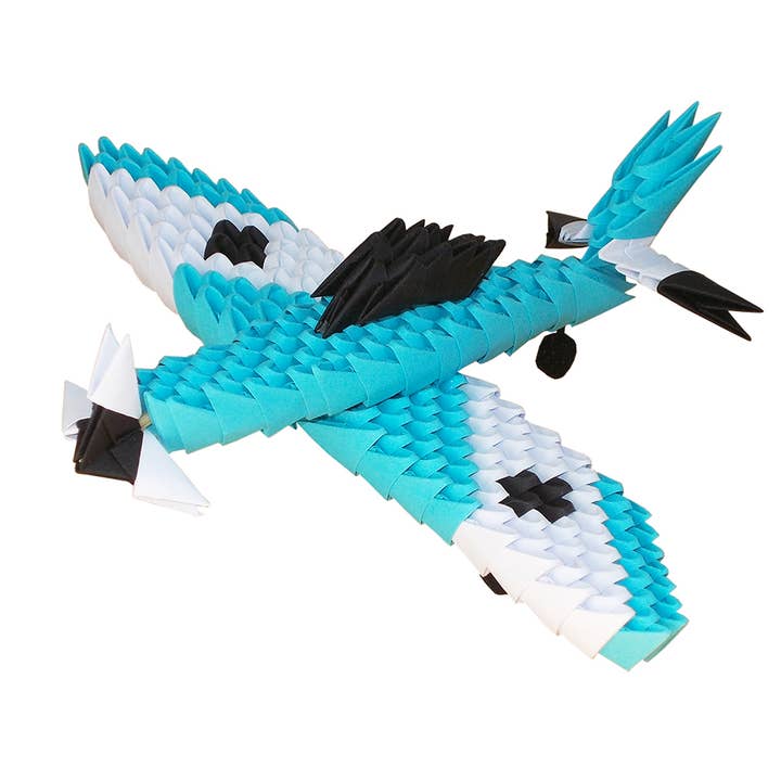 ATHobby Do It Yourself - Wholesale DIY Craft Kit - DIY Craft Kit – 3D Modular Origami Set | Blue Plane2