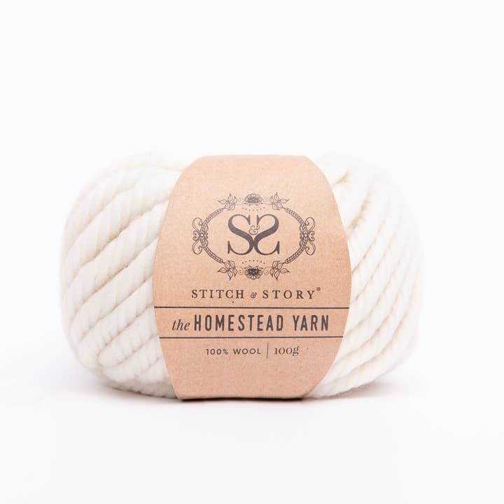 Stitch & Story – Engroshandel Garn – The Homestead Yarn - Tykt garn til begyndere og hurtige projekter10