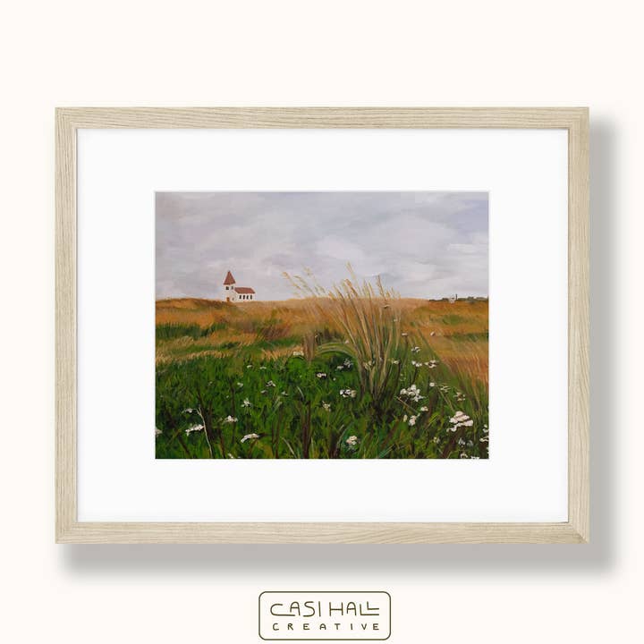 Impression artistique de paysages de fleurs islandais pour la vente par Omie Oh My!