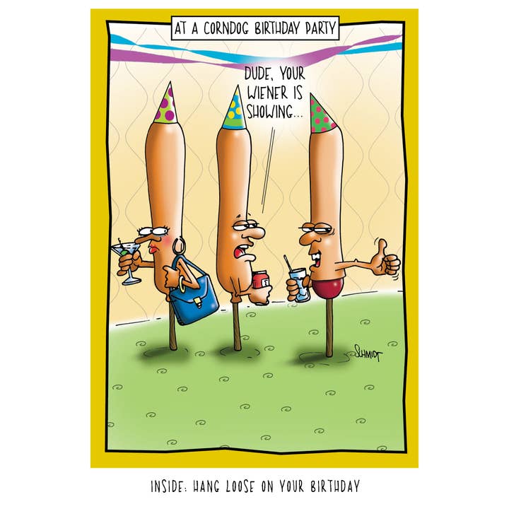 Corn Dog | Hilarious Birthday Card for wholesale by Raspberries