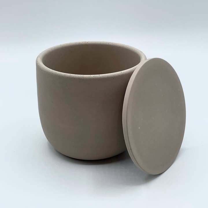 Colyer House Creations - Wholesale Candle Holder - Faire Exclusive Colors Handmade Concrete Candle Vessels 9oz