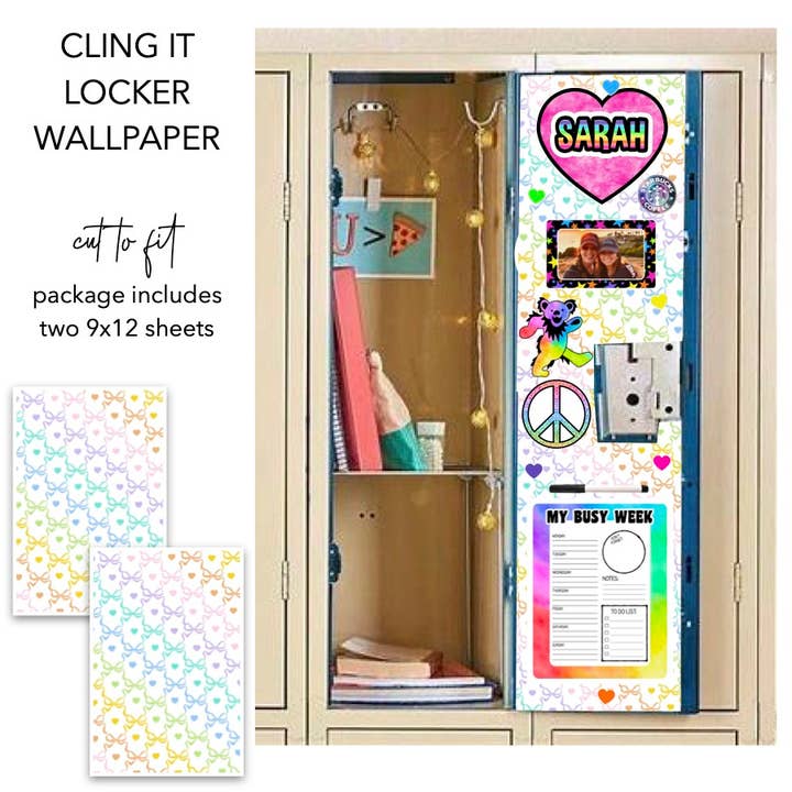 LOCKER WALLPAPER - RAINBOW BOW for wholesale by Namedrops