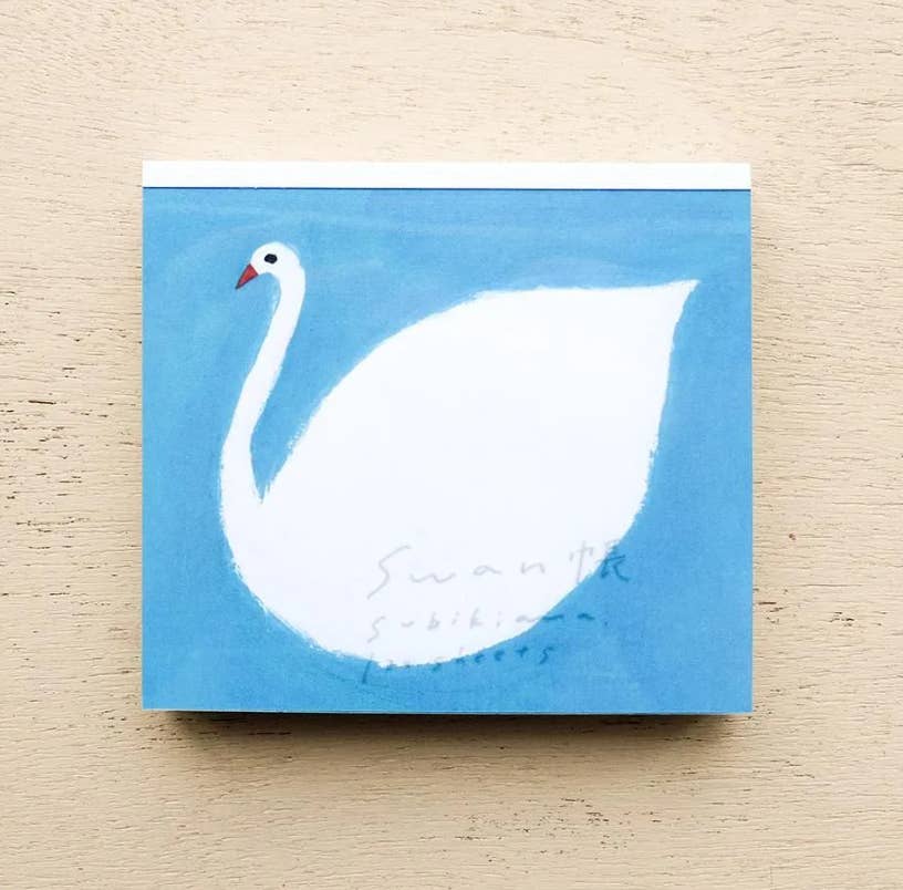 「FUNJI」In Japan - Vendita all'ingrosso Bloc notes - Subikiawa Blocco Note Giapponese - Cigno o Pinguino | 120 Fogli