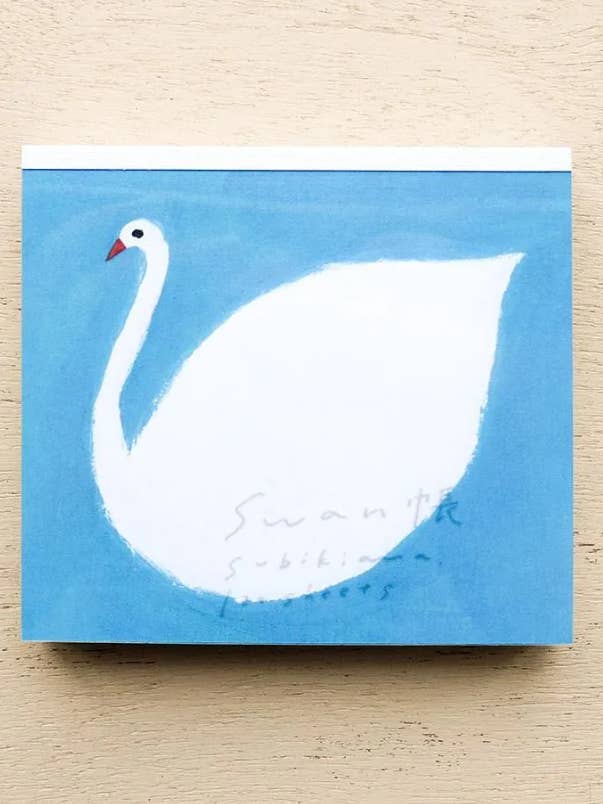 Bloco de Notas Japonês Subikiawa - Cisne ou Pinguim | 120 Folhas por atacado de 「FUNJI」In Japan