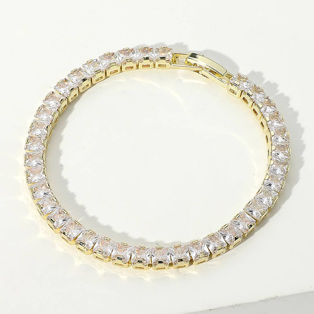 Sensibling Corp. – wholesale Tennisarmband – Kvadrat CZ-sten tennisarmband för kvällsbruk1