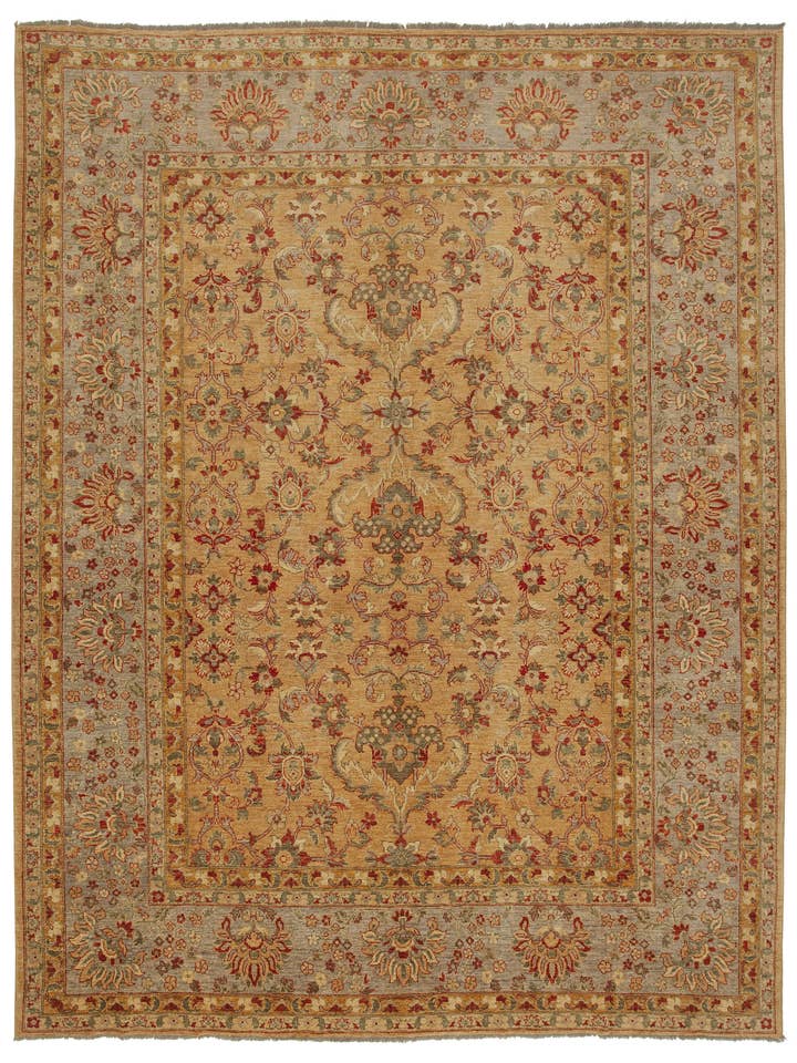 Tapete Oushak Castanho 10x13 - 33531 por atacado de RUG N CARPET