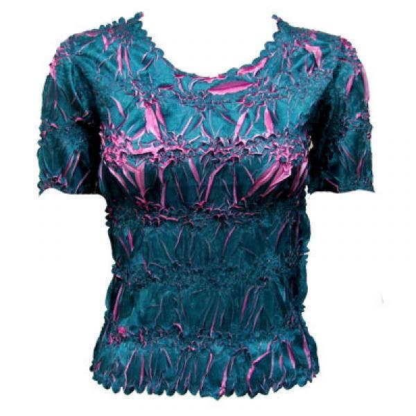 The Magic Scarf Company - Wholesale Blouse - Women's - 649 - Origami Short Sleeve Tops9
