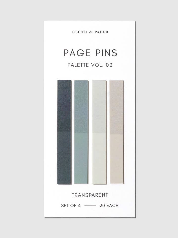 Page Pins | Vol 02 for wholesale by Cloth & Paper