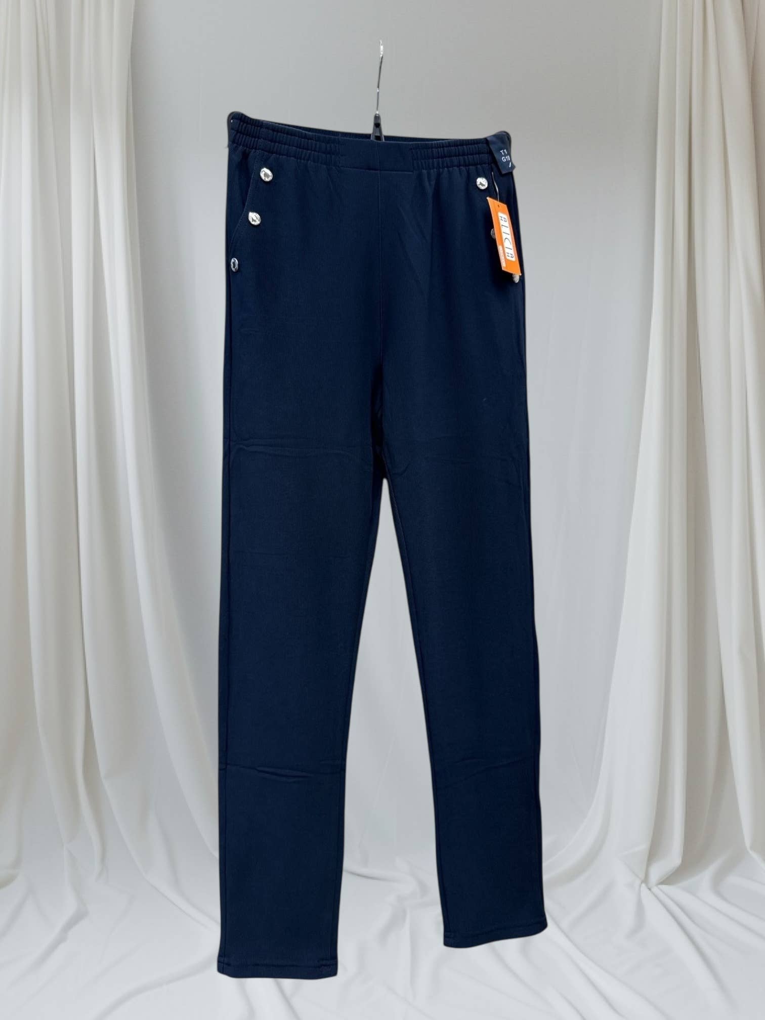 Saturne Paris - BIG SIZE EXCLUSIVE - Wholesale Pants - Women's - Plus Size - lightweight trousers, elasticated0