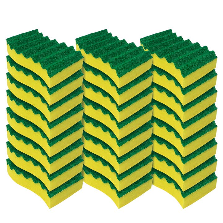 Esponjas de Limpeza Pesada Pot Brite - Pack de 24 Valor Especial por atacado de LOLA