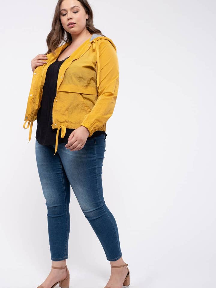 Blu Pepper - Wholesale Jacket - Women's - PLUS HOODED JACKET