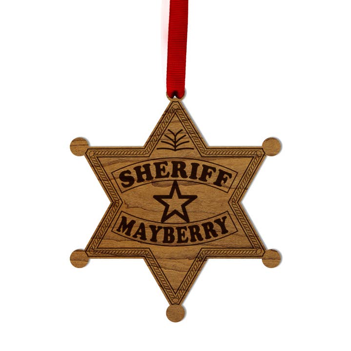 Mayberry Sheriff Ornament for wholesale by LazerEdge