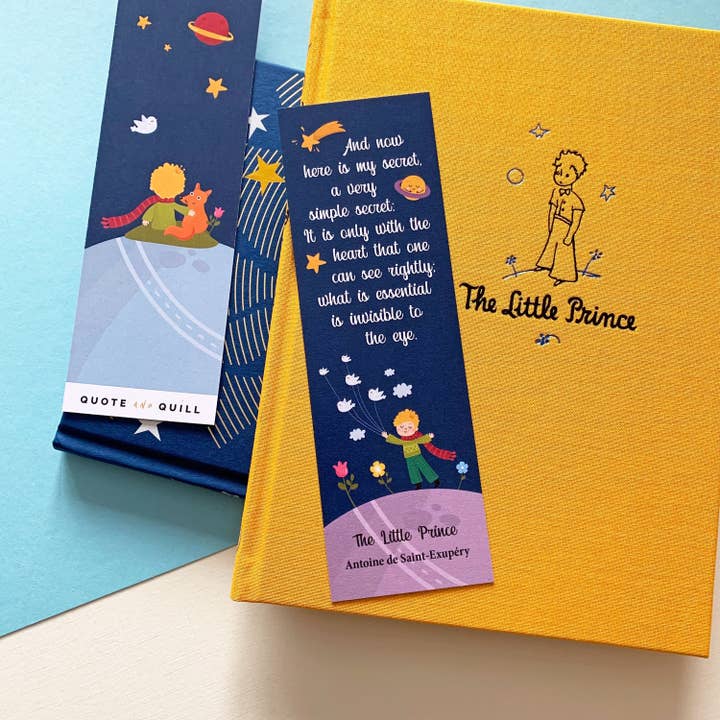 The Little Prince - 'What Is Essential' Bookmark' for wholesale by Quote and Quill
