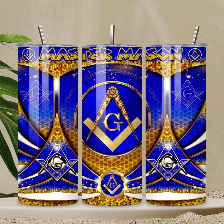 CoRo & Company - Wholesale Insulated Mug/Tumbler - Masons 20 oz Skinny Tumbler - Stainless Steel Drinkware for Hot and Cold Beverages