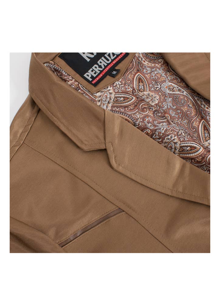 Perruzo - Wholesale Blazer - Men's - 9005 Camel Blazer