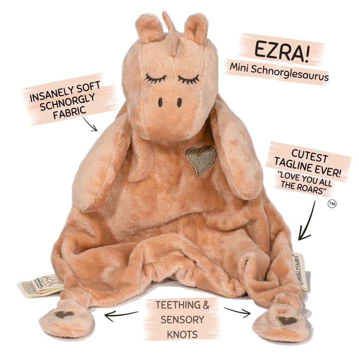 Schnorglesaurus Mini Ezra voor wholesale door SCHNORG BABY