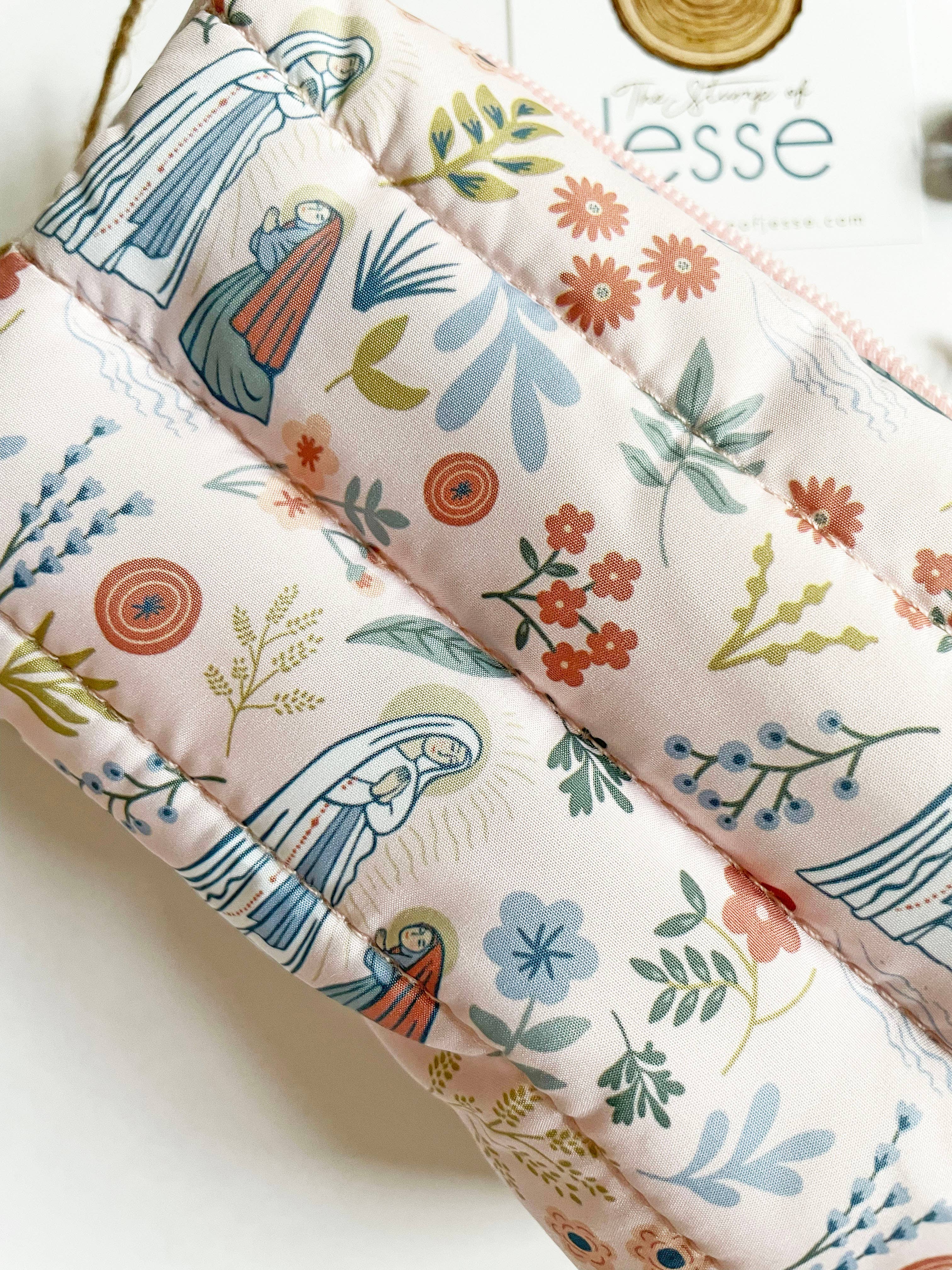 The Stump of Jesse – wholesale Pouch – Women’s – Our Lady of Lourdes lightweight waterproof puffer pouch9